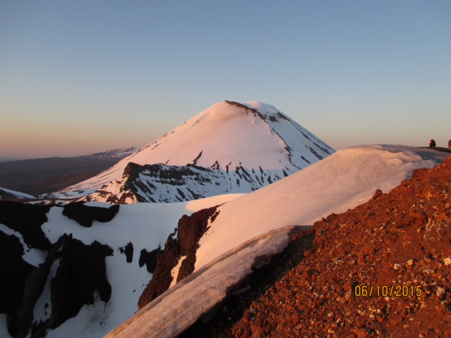 Sunrise Red Crater